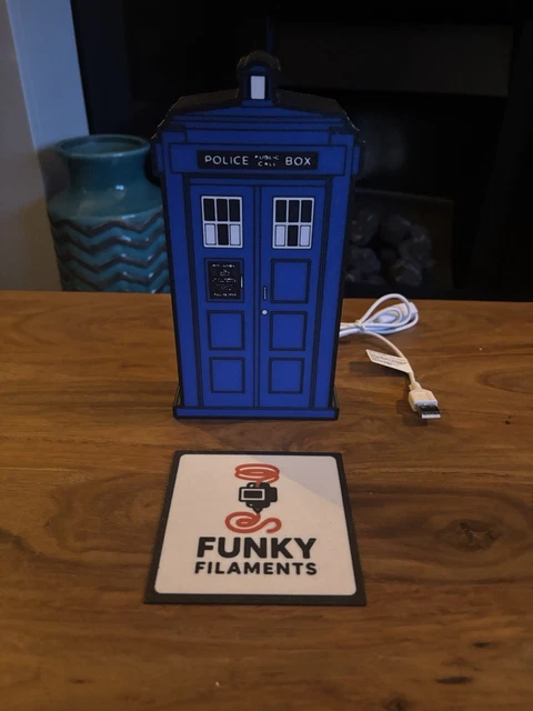 POLICE TELEPHONE LED Light Box – USB Powered 3D Printed Night Light ...