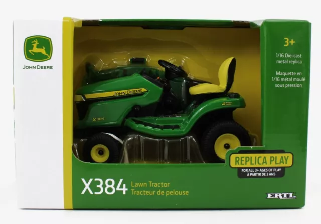 2024 ERTL 1:16 *JOHN DEERE* X384 Lawn & Garden Tractor Mower *NIB*