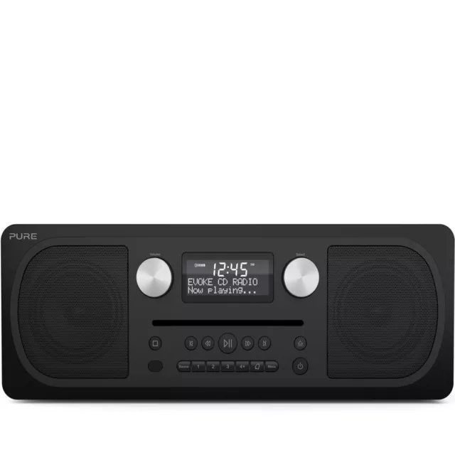 DAB+ UKW Radio Bluetooth Digitalradio CD Musik Tuner Pure Evoke C-D6 Siena Black