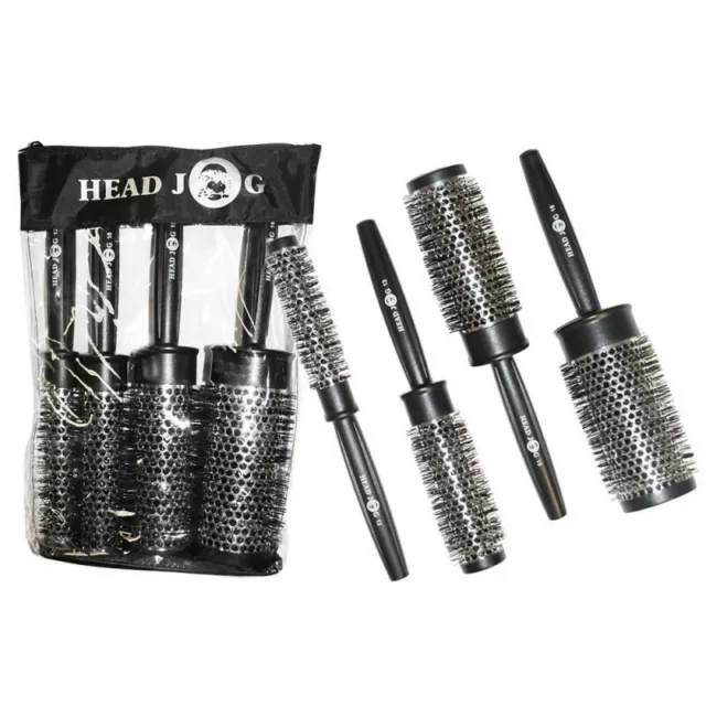 Head Jog Professional Heat Retaining Round Radial Brush Pin cushion Vent Set