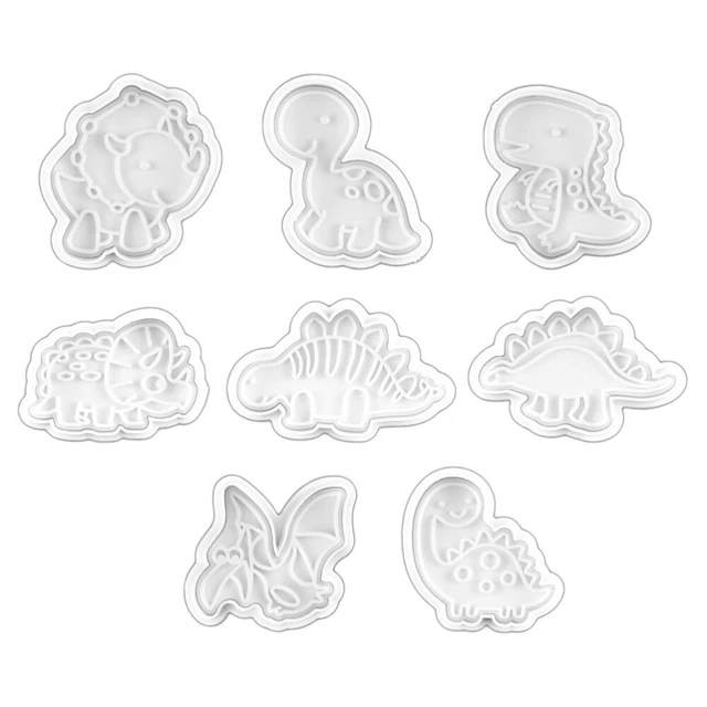 Plástico Spring Die Fondant en relieve molde pastel émbolo plantilla