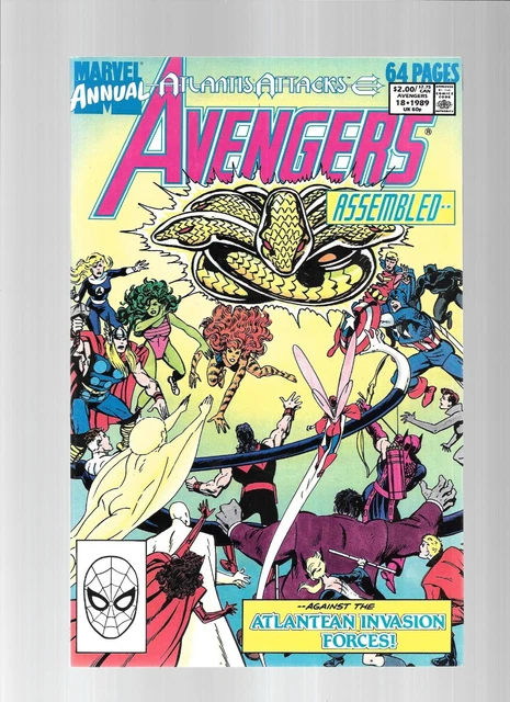 AVENGERS ANNUAL 18 Atlantis Attacks Captain America She-Hulk Wonder Man Marvel