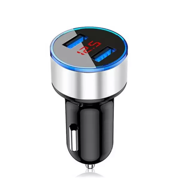 “31A Ladegerät für alle Handys  Dual-USB-Port  LED-Spannungsanzeige für KFZ”