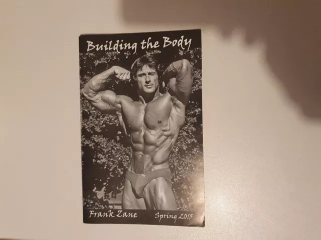 FRANK ZANE bodybuilding BUILDING THE BODY newsletter muscle booklet SPRING 2015