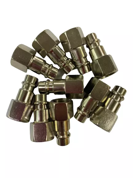 Quick Release Connectors Hi Flow Air Line Female 10 Pack Bulk Workshop Garage