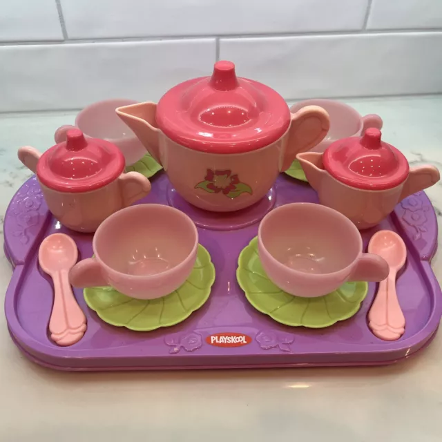 PLAYSKOOL MAGIC TEA Party Color Changing Set All Original Pink Purple 20.00 PicClick