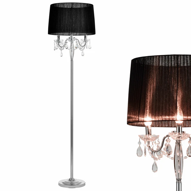 *Edel* Stehleuchte Stehlampe Lampe Wohnzimmerlampe Leuchte Standleuchte Kristall