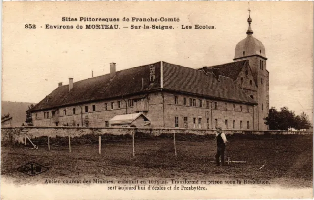 CPA Env. de MORTEAU - Sur-la-Seigne - Les Écoles (486626)