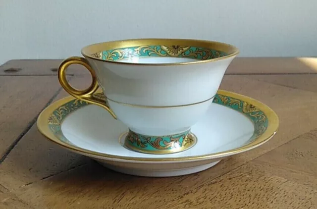 Vintage Schumann / Bavaria Miniature Tea Cup and Saucer (1945)