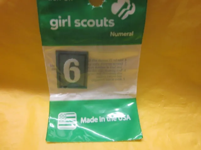 JUNIOR OR CADETTE GIRL SCOUTS NUMBER 6 or 9