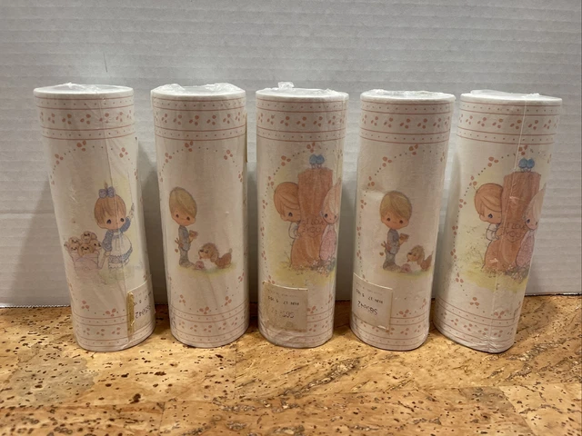 Papel pintado Precious Moments borde años 90 vintage prepasta nuevo stock antiguo