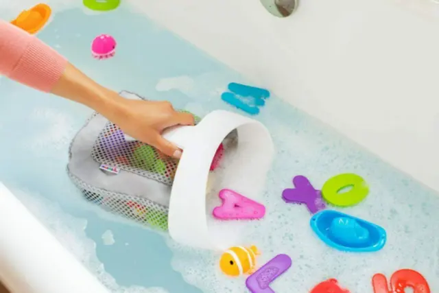 Munchkin Baby Toddler Kids Super Scoop Bath Toy Organiser Holder Storage