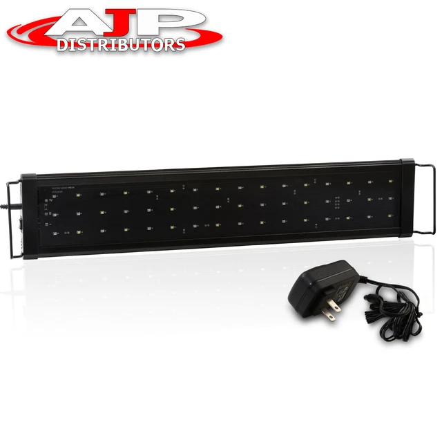 24"-30" Adjustable 48 LED Multi-Color Aquarium Fish Tank Light Marine Plant Lamp
