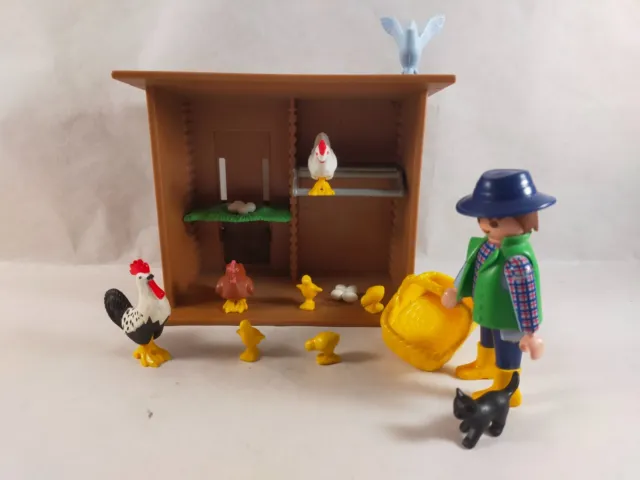 sympa poulailler   Playmobil (  maison , ferme  , animaux  ) 1145