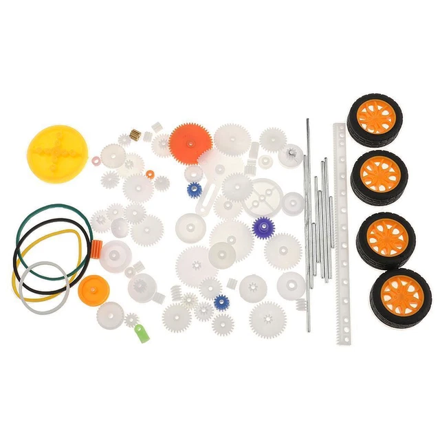78 Piece Assorted Type Shaft Worm Gears Toys Modeling Making