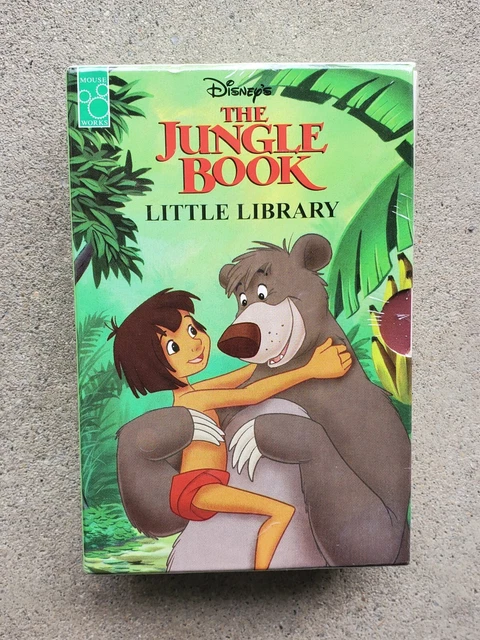1997 WALT DISNEYS The Jungle Book Little Library Box Set Factory 
