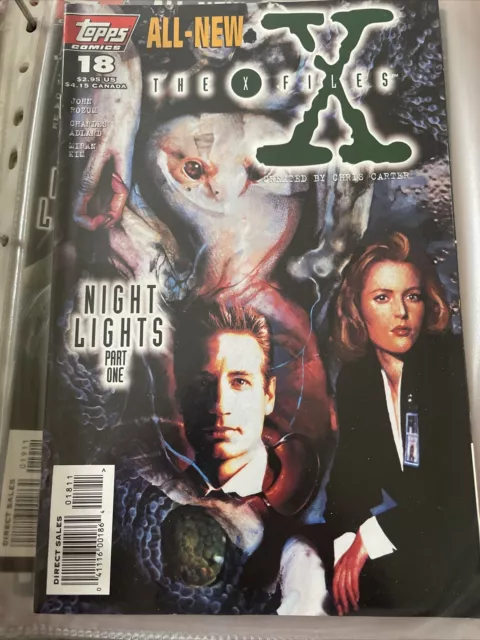 The X-Files Vol 1 #18 Topps Comics 1996 "Night Lights - Part One"