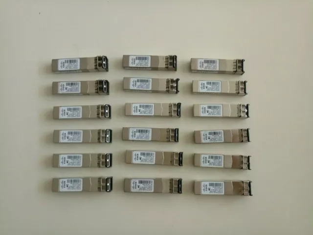 Lote de 18 transceptores SFP de canal de fibra Cisco DS-SFP-FC4G-SW...