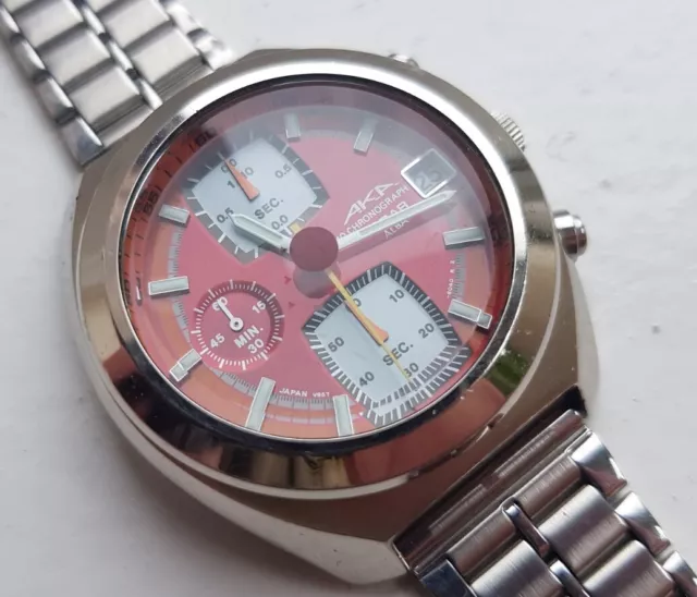 SEIKO ALBA AKA Chronograph V657-6030 Men's Watch Quartz - Dec 1996