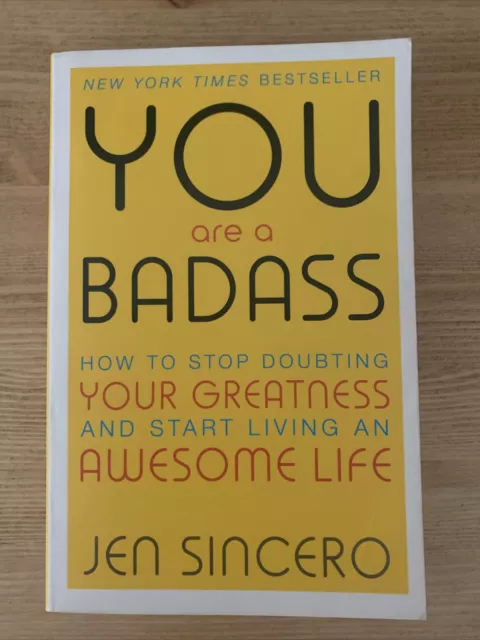 You Are a Badass By Jen Sincero How to Stop Doubting Your Greatness Awesome NEW