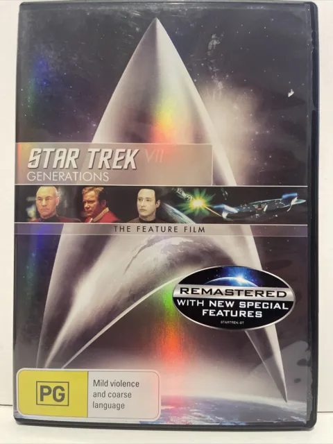 Star Trek VII - Generations (Special Edition : Remastered, DVD, 1995) T14