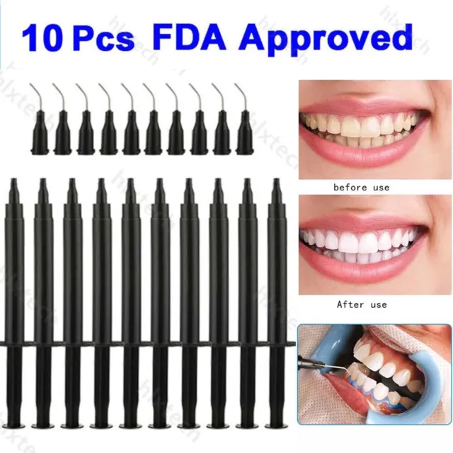 10/5PCS Dental Teeth Whitening Gel Kit Set Tooth Whitener Bleaching System