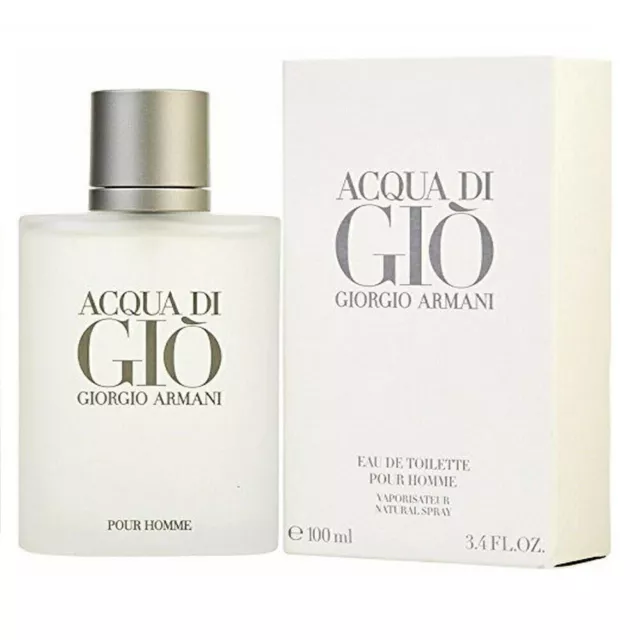 Giorgio Armani Acqua Di Gio 3.4 oz Men's Eau De Toilette Spray New Sealed AU