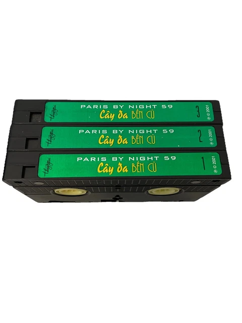 Paris By Night 59 Cay Da Ben Cu Vietnamese VHS Various Artists By Thuy Nga 2001