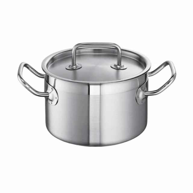 Schulte-Ufer Fleischtopf Profi-Line i, Schmortopf, mit Deckel, 16 cm, 2 L