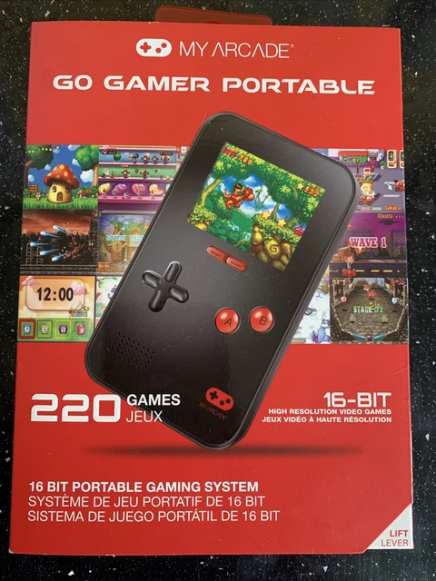 Go Gamer MY ARCADE GO Gamer Portable 16-BIT Gaming System With 220 Games £19.99 ...