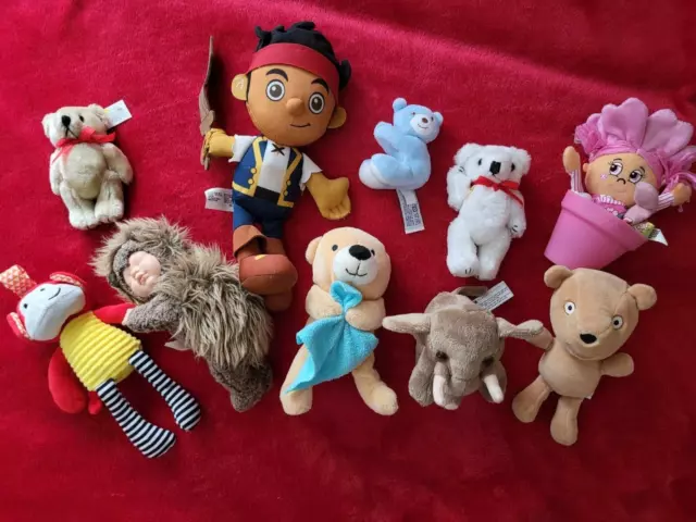 Mixed Job Lot Bundle Of 10 x Plush Soft Toys (1)