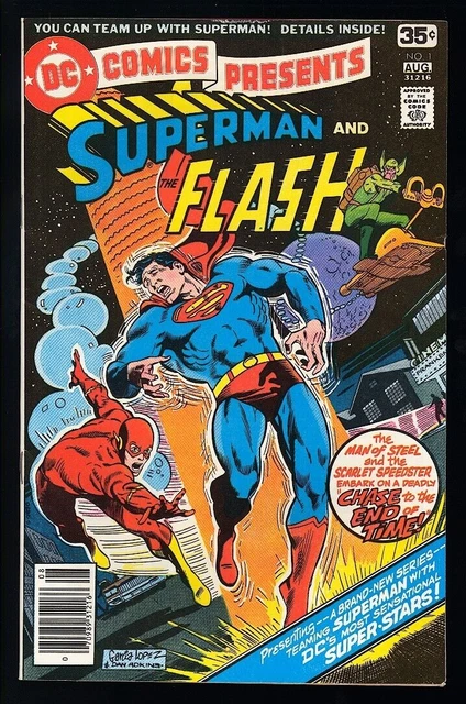 DC Comics Presents #1 DC 1978 (VF/NM) Superman & Flash 4th Race! L@@K!