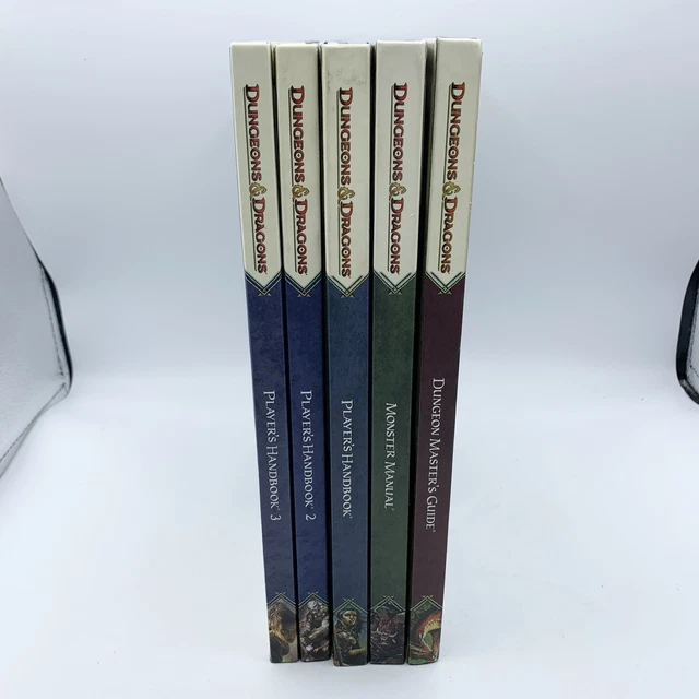 DUNGEONS & DRAGONS Player's Handbook 1 2 3, Dungeon Master Guide