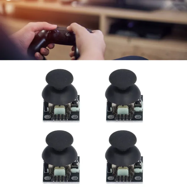 Game Control Sensor Joystick Module Kit Good Match 4Pcs Easy Wiring X Y Dual