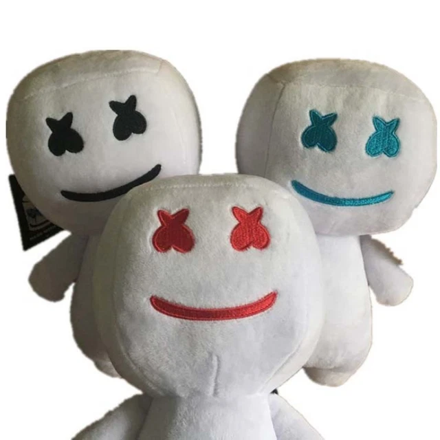 25CM MARSHMELLO DJ Headgear Plush Toy Chris Comstock New Mask Doll £11.