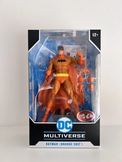 McFarlane DC Multiverse Batman Gold Label 18 Cm, Detective Comics #587, Action Figure Con Mantella In Tessuto