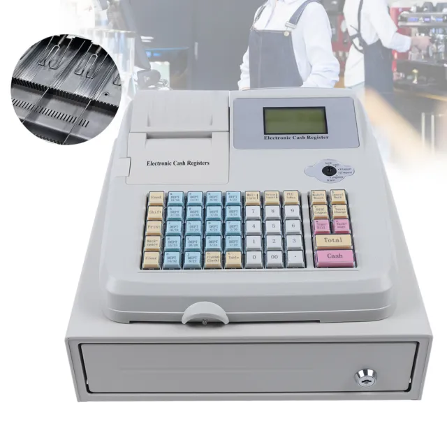 Electronic Cash Register With Cash Drawer Support Multi-Tax Option Change Price
