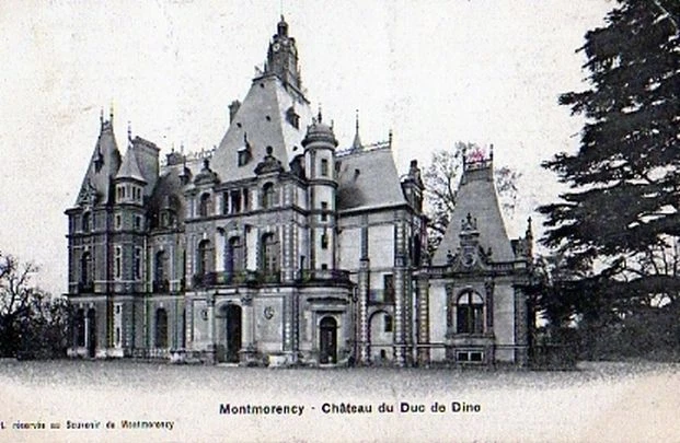 95-21 cpa Montmorency - château du duc de Dino