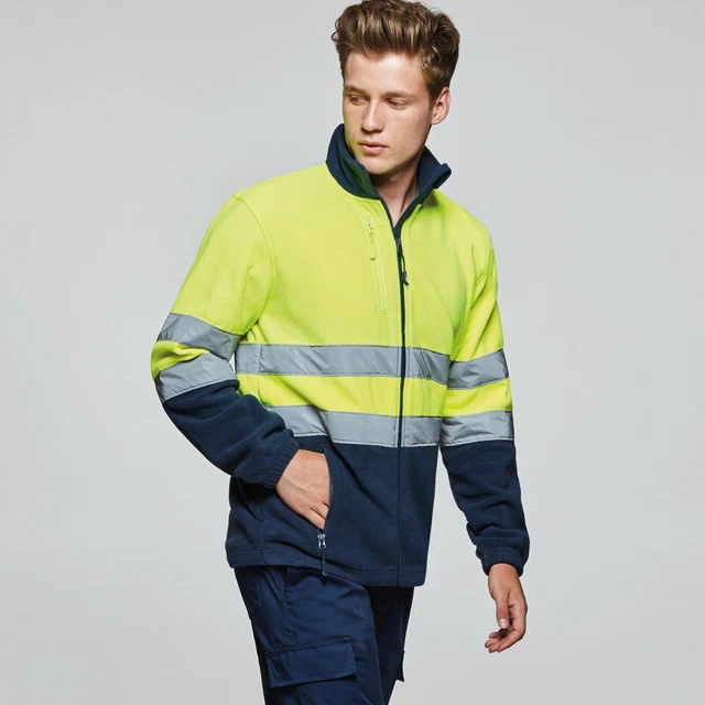 Chaqueta polar de alta visibilidad reflectante - Tallas S,M,L,XL,2XL, 3XL,