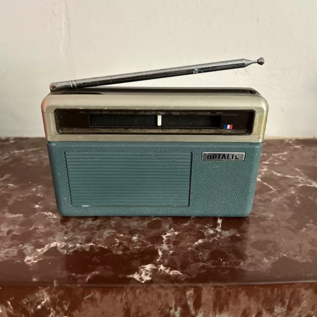 Ancienne radio Optalix, à réparer ou pour pièce Années 70