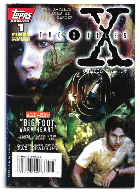 The X-Files #1 Comics Digest Mini-Comic FN (1995) Topps Comics