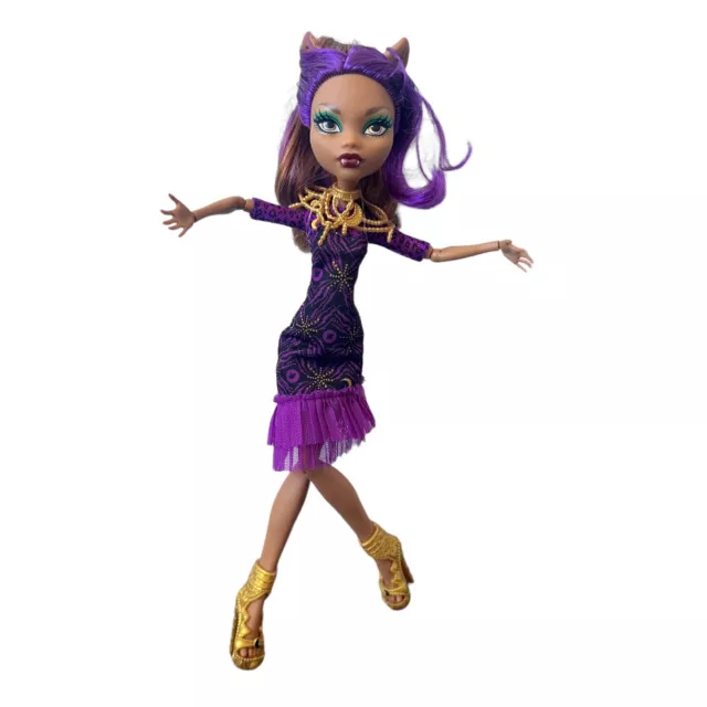 Monster High Frights Camera Action Clawdeen Wolf Fashion Doll G1 2013