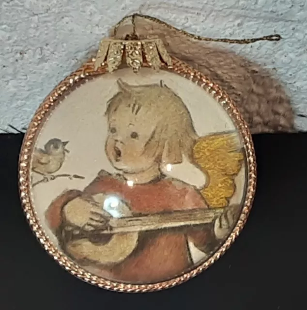 VINTAGE KURT ADLER Hummel Christmas Ornament West Germany Gold 12.95
