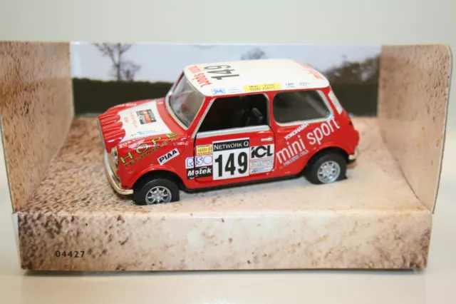 Corgi # 04427. 1997 RAC Rally. Mini Sport # 149, Harper / Reger. M/B . 1/36.