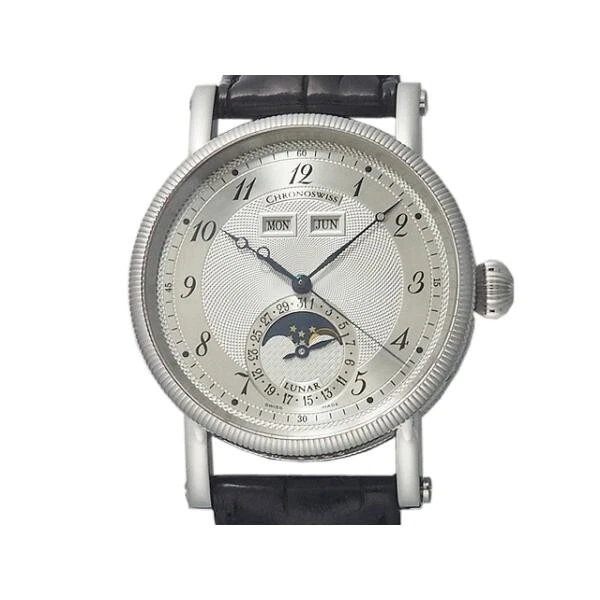 Montre Automatique Louis Bolle Seward - Phase De Lune - Boîtier 39.7mm Acier