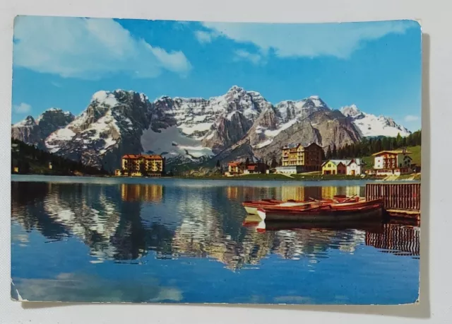 16780 Cartolina - Belluno - Dolomiti - Lago di Misurina - VG 1971