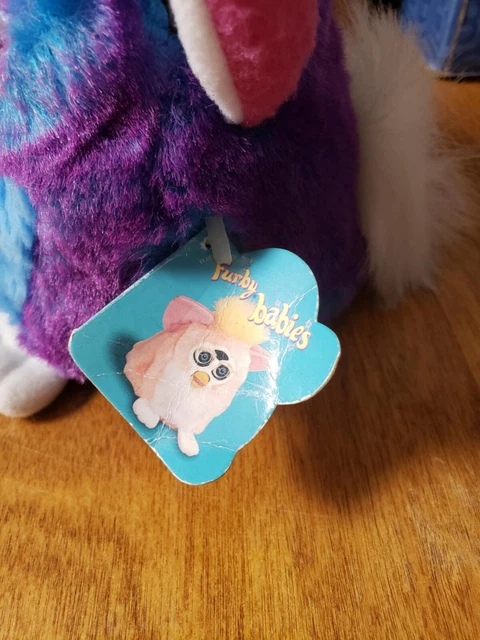 FURBY BABY “BLUE Change” WORKS!! Purple 1999 Babies Tiger Electronics £ ...