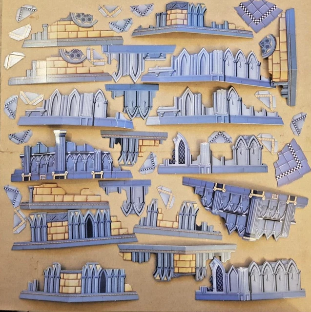 CARD TERRAIN BUILDING ruins - Warhammer 40k 2nd Edition 1993 - Oldhammer  OOP £23.00 - PicClick UK
