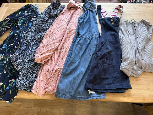 Pacchetto vestiti ragazze età 12-13-14 Next Gap H&M Weird Fish Dress Cardigan Denim