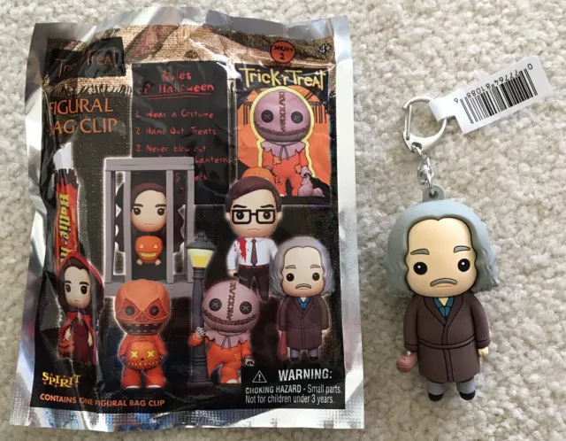 Trick R Treat Series 2 Figural Bag Clip Keychain Spirit Halloween Mr Kreeg NEW